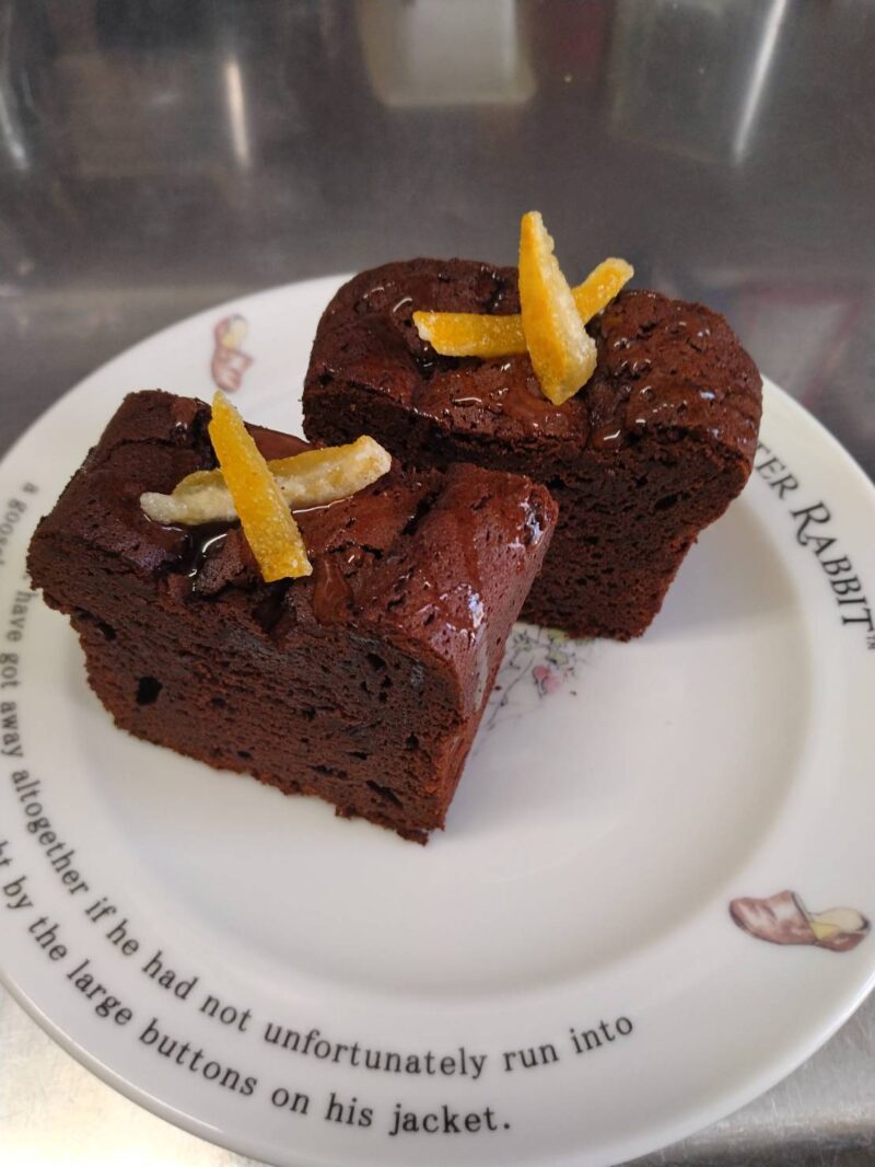 デザートセットのケーキ